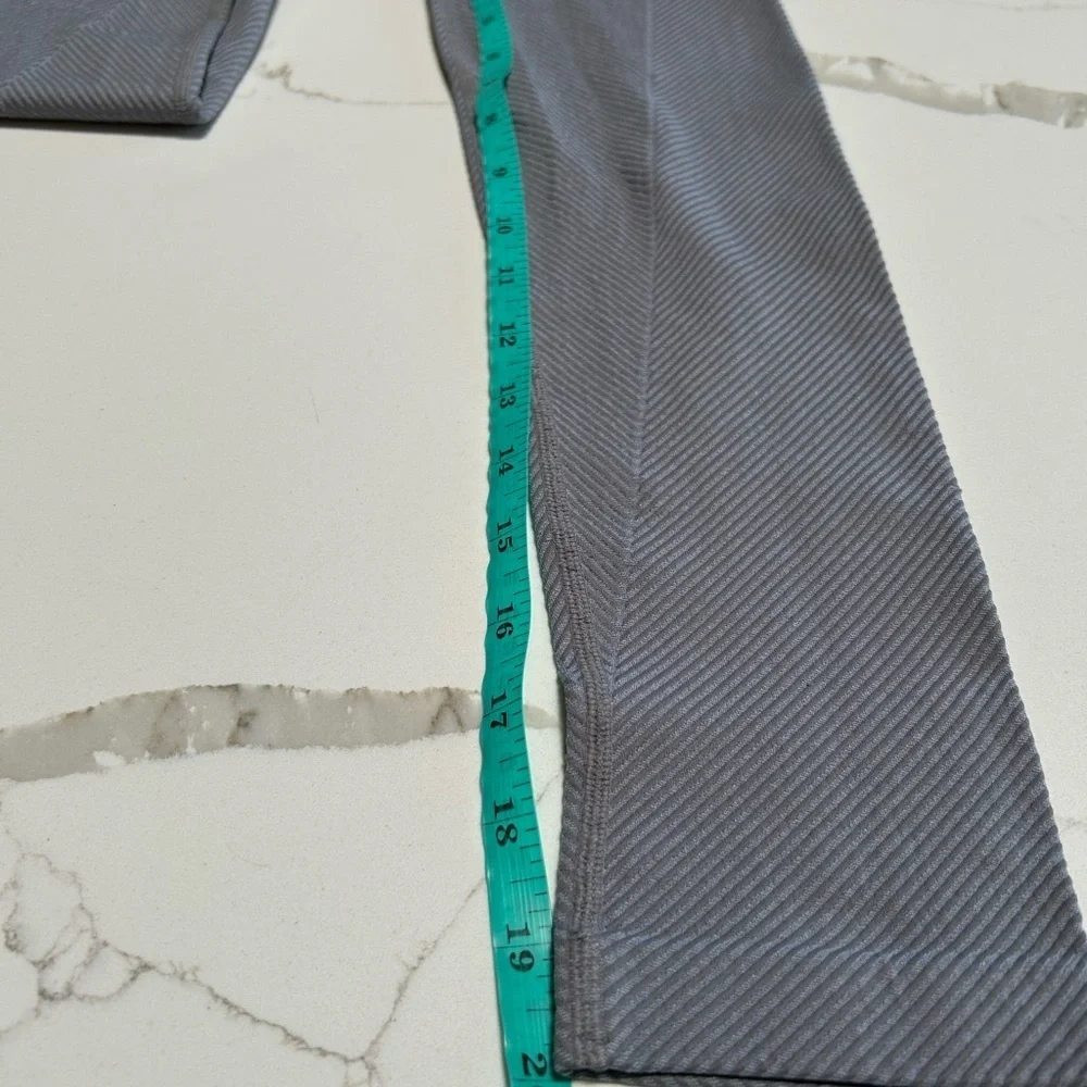 Free People Movement Ribbed Full Length Gray Leggings Size Small - Picture 7 of 7